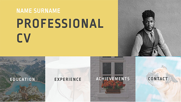 interactive-resume-templates-genially